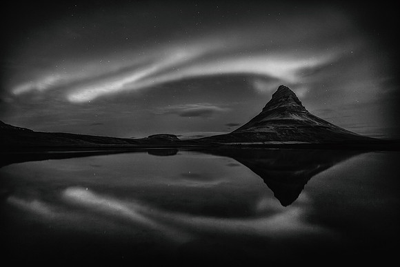 Silent eruption-BW