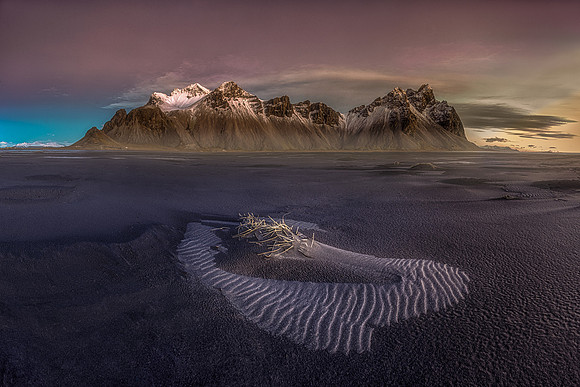 The last island in the black sand