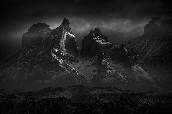 Courtain of mountains