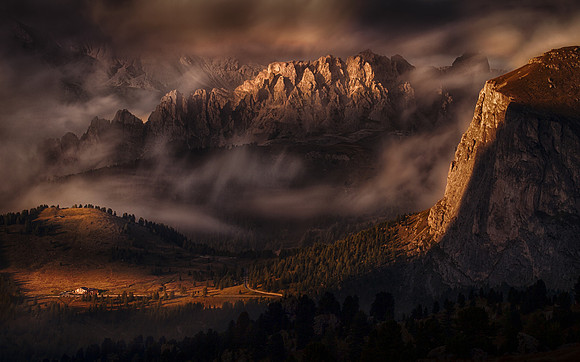 When the clouds started to move